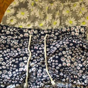 2pc foral shorts